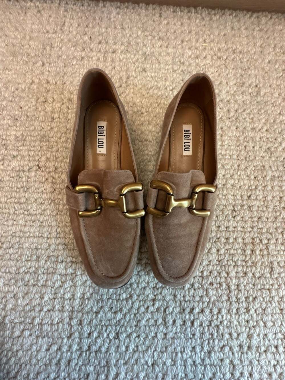 Bibi Lou Suede Horsebit Loafers